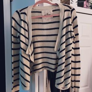 Hollister striped cardigan